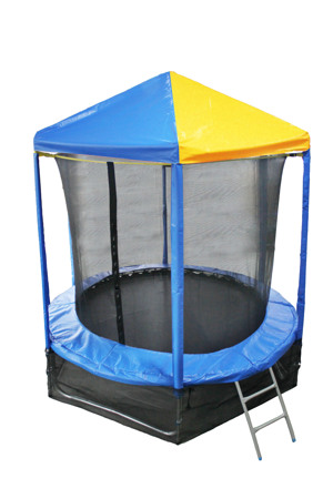 Батут OPTIFIT Like Blue 14ft 4,27 м с крышей Батут OPTIFIT Like Blue 14ft 4,27 м с крышей