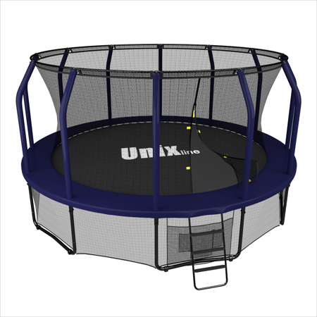 Батут UNIX line 14 ft SUPREME (blue) Батут UNIX line 14 ft SUPREME (blue)