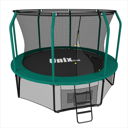 Батут UNIX line 8 ft SUPREME (green) Батут UNIX line 8 ft SUPREME (green)