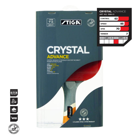 РАКЕТКА STIGA CRYSTAL ADVANCE *** РАКЕТКА STIGA CRYSTAL ADVANCE ***