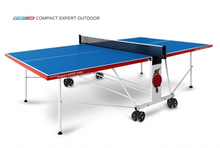 Всепогодный теннисный стол Compact EXPERT Outdoor 4 Синий