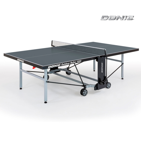 Всепогодный теннисный стол DONIC OUTDOOR ROLLER 1000 серый Всепогодный теннисный стол DONIC OUTDOOR ROLLER 1000 серый