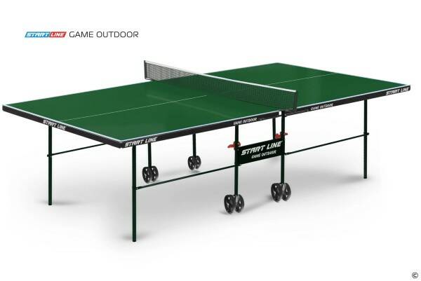 Всепогодный теннисный стол Game Outdoor с сеткой Зелёный