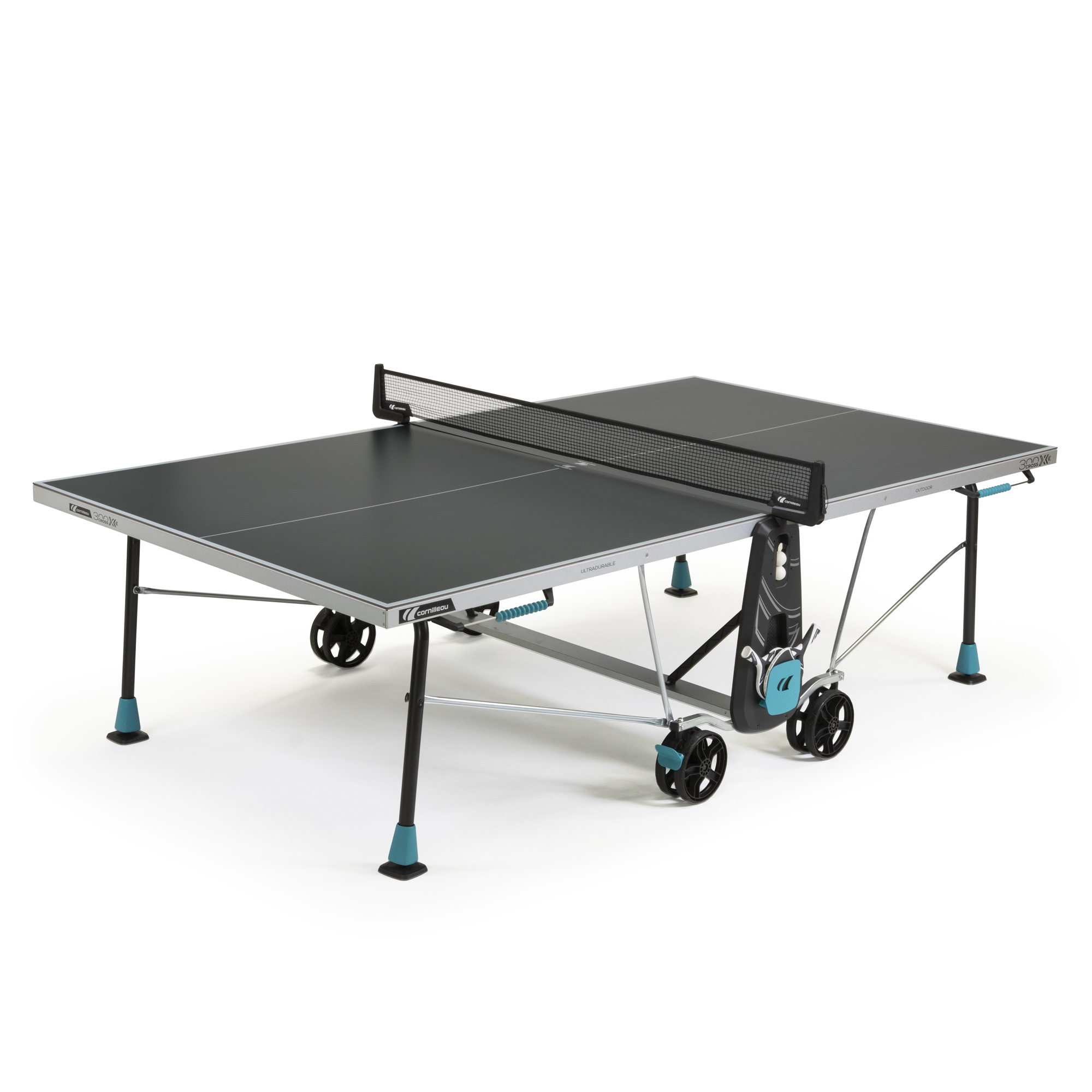 Всепогодный теннисный стол CORNILLEAU 300X CROSSOVER OUTDOOR (серый)