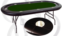 Игровой стол - покер "MARTINIQUE" (зеленый)