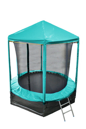 Батут OPTIFIT Like Green 14ft 4,27 м с крышей Батут OPTIFIT Like Green 14ft 4,27 м с крышей