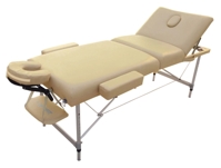 Складной массажный стол Optifit Luxury MT-55 бежевый