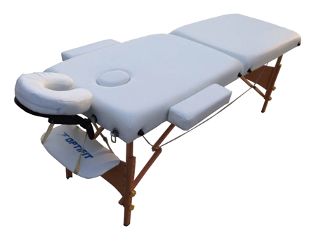 Массажный стол Складной массажный стол Optifit Belleza MT-25 белый
