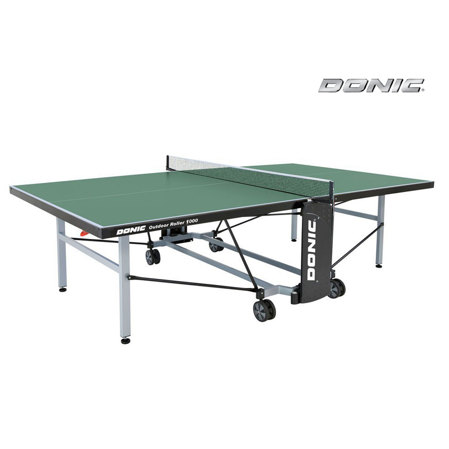 Всепогодный теннисный стол Donic Outdoor Roller 1000 зеленый Всепогодный теннисный стол Donic Outdoor Roller 1000 зеленый