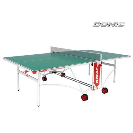 Всепогодный теннисный стол Donic Outdoor Roller De Luxe зеленый Всепогодный теннисный стол Donic Outdoor Roller De Luxe зеленый